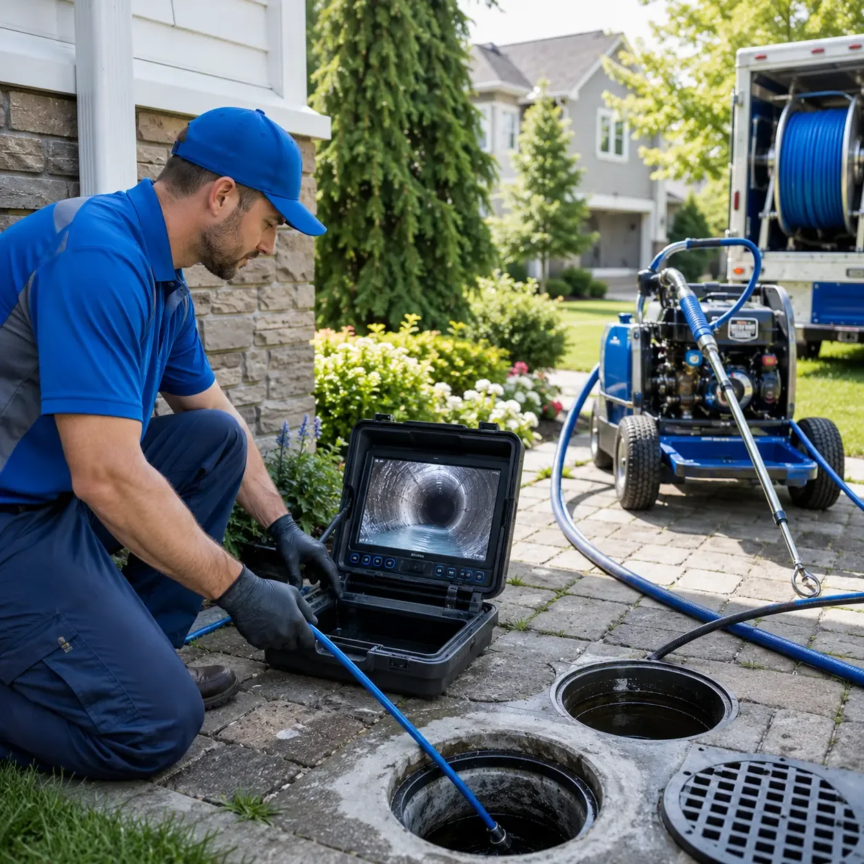 Outdoor drain cleaning professionals serving Campton, NH